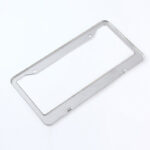 2PCS Chrome Stainless Steel Metal License Plate Frame Tag Cover With Screw Caps - Image 15