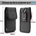 Vertical Cell Phone Holster Pouch Wallet Case With Belt Clip For iPhone Samsung - Image 10