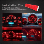 70PCS T5 T10 5050-SMD LED Speedometer Instrument Gauge Cluster Dash Light Bulbs - Image 5