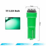 70PCS T5 T10 5050-SMD LED Speedometer Instrument Gauge Cluster Dash Light Bulbs - Image 10