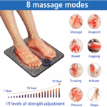 EMS Foot Massager Leg Electric Deep Reshaping Kneading Muscle Pain Relax Machine - Image 5
