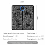 EMS Foot Massager Leg Electric Deep Reshaping Kneading Muscle Pain Relax Machine - Image 8