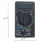 7 Fn Digital Multimeter AC DC Voltage Volt 10 Amp Current Resistance Ohm Meter - Image 2