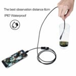 5M 6LEDs Snake Endoscope Borescope 8mm Inspection USB Camera Scope For Android - Image 2
