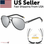 Mens Polarized Pilot Sunglasses Outdoor Driving UV400 Sun Glasses Sport Eyewear - Image 22