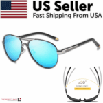 Mens Polarized Pilot Sunglasses Outdoor Driving UV400 Sun Glasses Sport Eyewear - Image 23