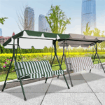 77"x43" Patio Outdoor Garden Swing 300D Canopy Replacement Porch Top Cover Seat - Image 20
