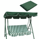 77"x43" Patio Outdoor Garden Swing 300D Canopy Replacement Porch Top Cover Seat - Image 16