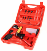 Hand Held Vacuum Pressure Pump Tester Set Brake Fluid Bleeder Bleeding Kit + Box - Image 3