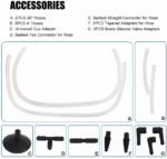 Hand Held Vacuum Pressure Pump Tester Set Brake Fluid Bleeder Bleeding Kit + Box - Image 10