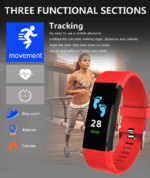 Fitness Smart Watch Activity Tracker Heart Rate For Women Men Oxygen BP Monitor - Image 14