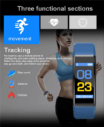 Fitness Smart Watch Activity Tracker Heart Rate For Women Men Oxygen BP Monitor - Image 22