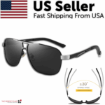 Mens Polarized Pilot Sunglasses Outdoor Driving UV400 Sun Glasses Sport Eyewear - Image 2