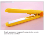 Mini Portable Hair Iron Hair Straightener Curler Professional Hair Irons Ceramic - Image 19
