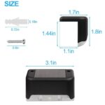 8 Pack New Solar Deck Lights Outdoor Waterproof LED Steps Lamps For Stairs Fence - Image 8