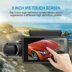 1080P Dual Lens Car DVR Dash Cam Video Recorder G-Sensor Front And Inside Camera - Image 2