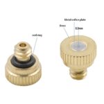 20x Brass Misting Nozzles Mister Sprinkler Outdoor Cooling System Garden Sprayer - Image 2