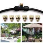 20x Brass Misting Nozzles Mister Sprinkler Outdoor Cooling System Garden Sprayer - Image 8