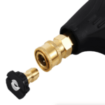 1/4" High Pressure Washer Gun 4000 PSI Car Wash Foam Spray Short Wand w/ Nozzle - Image 17