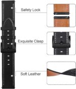 18mm 20mm 22mm Classic Genuine Leather Watch Band Strap Quick Release Wristband - Image 5