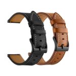 18mm 20mm 22mm Classic Genuine Leather Watch Band Strap Quick Release Wristband - Image 4