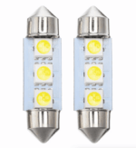 14Pcs T10 36mm LED Interior Car Accessories Kit Map Dome License Plate Lights - Image 16