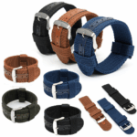 18mm 20mm 22mm 24mm Military Canvas Nylon Wrist Watch Band Strap Bracelet Sport - Image 16