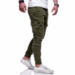 Men's Casual Joggers Pants Sweatpants Cargo Combat Loose Sport Workout Trousers - Image 19