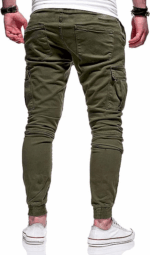 Men's Casual Joggers Pants Sweatpants Cargo Combat Loose Sport Workout Trousers - Image 20