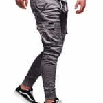 Men's Casual Joggers Pants Sweatpants Cargo Combat Loose Sport Workout Trousers