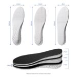 Men Women Invisible Height Increase Insoles Heel Lift Taller Shoe Inserts Pad US - Image 9