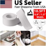 10.5FT PVC Self Adhesive Caulk Sealing Strip Tape For Kitchen Wall Sink Toilet - Image 13