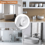 10.5FT PVC Self Adhesive Caulk Sealing Strip Tape For Kitchen Wall Sink Toilet - Image 2