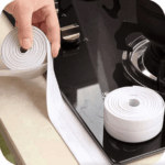 10.5FT PVC Self Adhesive Caulk Sealing Strip Tape For Kitchen Wall Sink Toilet - Image 10