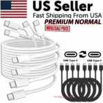 Braided USB C Type-C Fast Charging Data SYNC Charger Cable Cord 3/6/10FT Lot - Image 22