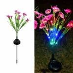 Solar Garden Lights LED Flower Stake Lamp Outdoor Yard Waterproof Patio Decor - Image 9