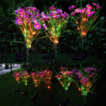 Solar Garden Lights LED Flower Stake Lamp Outdoor Yard Waterproof Patio Decor - Image 26