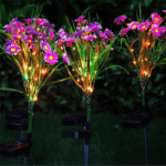 Solar Garden Lights LED Flower Stake Lamp Outdoor Yard Waterproof Patio Decor - Image 27