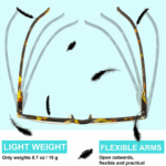 4 Pairs Mens Women Spring Hinge Round Horn Power Oval Reading Reader Glasses 1-4 - Image 27