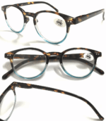 4 Pairs Mens Women Spring Hinge Round Horn Power Oval Reading Reader Glasses 1-4 - Image 20