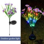 Solar Garden Lights LED Flower Stake Lamp Outdoor Yard Waterproof Patio Decor - Image 5
