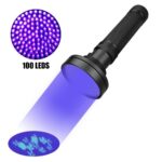 UV Ultraviolet Light 100 LED Flashlight BlackLight 395nM Inspection Lamp Torch - Image 6