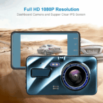 Touch Screen Dash Cam 4" 1080P Dual Lens Car DVR Recorder Front And Rear Camera - Image 11