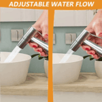 Toilet Shattaf Adapter Hose Bidet Spray Stainless Steel Handheld Shower Head US - Image 12