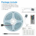 32FT LED Strip Lights Remote Control Bedroom Waterproof for Indoor Outdoor Use - Image 12