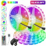 32FT LED Strip Lights Remote Control Bedroom Waterproof for Indoor Outdoor Use - Image 13