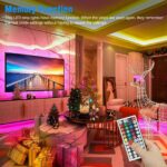 32FT LED Strip Lights Remote Control Bedroom Waterproof for Indoor Outdoor Use - Image 6