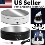 360�� Electric Motorized Rotating Display Stand Jewelry Photography Show Holder - Image 17
