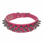 Spiked Studded Leather Dog Collar Rivets Pet Small Large Cat Pit Bull Adjustable - Image 36