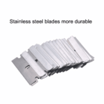 100 PCS Razor Blades Single Edge Extra Sharp Heat Treated Safety Knife Scrapers - Image 4